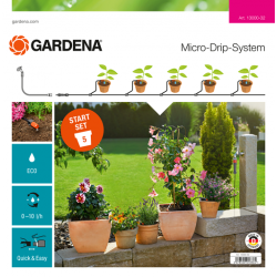 GARDENA Micro-Drip-System - zestaw podstawowy S do roślin doniczkowych, 13000-20