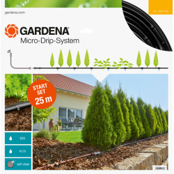 GARDENA Micro-Drip-System - linia kroplująca do rzędów roślin – zestaw M, 13011-20