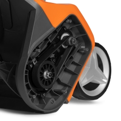 DAEWOO odśnieżarka akumulatorowa DAST 4242Li SET  (akumulatory i ładowarka w zestawie), 2 x 21V, 42 cm