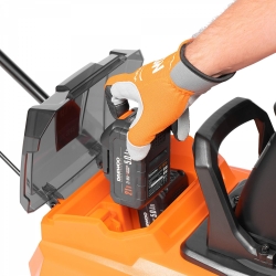 DAEWOO odśnieżarka akumulatorowa DAST 5542Li SET - (akumulatory i ładowarka w zestawie), 2х21V, 51 cm
