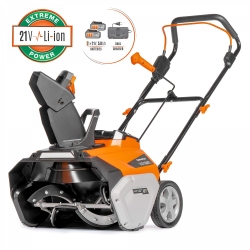 DAEWOO odśnieżarka akumulatorowa DAST 5542Li SET - (akumulatory i ładowarka w zestawie), 2х21V, 51 cm