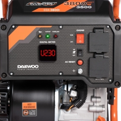 Agregat prądotwórczy inwertorowy DAEWOO GDA 3800i,  2x230V/16A, MOC 3.8 kW