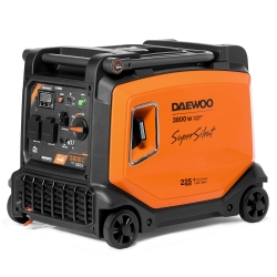 Agregat prądotwórczy inwertorowy DAEWOO GDA 4500SEi, 2x230V / 16 A, 2xUSB 5V / 2.4A, MOC 3.8 kW