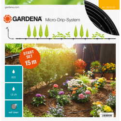 GARDENA Micro-Drip-System - linia kroplująca do rzędów roślin – zestaw S, 13010-29