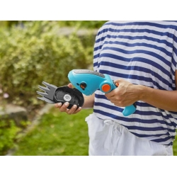 GARDENA Akumulatorowe nożyce do przycinania brzegów trawnika i cięcia krzewów ComfortCut Li – zestaw, 9888-20