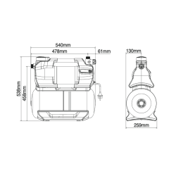 GARDENA Zestaw hydroforowy 6300 SilentComfort, 9068-20