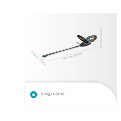 NOWOŚĆ 2026 Akumulatorowe nożyce do żywopłotu EasyCut 55/18V P4A (bez akumulatora)