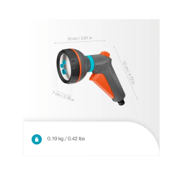 GARDENA Classic wielofunkcyjny pistolet zraszający, 18370-20 GARDENA Classic wielofunkcyjny pistolet zraszający, 18370-20