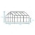 HALLS szklarnia ogrodowa Supreme 108, zielona (8,3 m2; 2,55 x 3,20 m), szkło hartowane + baza