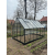 HALLS szklarnia ogrodowa Universal 128 czarna (9.9 m2; 2,57 x3,84 m), szkło hartowane + baza