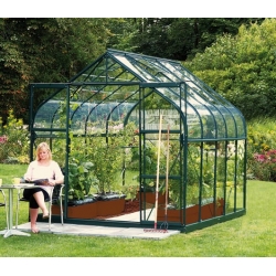 VITAVIA szklarnia ogrodowa Diana 8300, zielona - (8,3 m2; 2,57 x 3,21 m) + baza