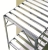 Półka, stolik dwupoziomowy aluminiowy do szklarni (120x50x75 cm)