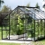 VITAVIA szklarnia ogrodowa URANUS 6700 czarna (6.7 m², 2.57 m x 2.58 m), szkło hartowane + baza