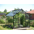 VITAVIA szklarnia ogrodowa URANUS 9900 czarna (9.9 m², 2.57 m x 3.83 m), szkło hartowane + baza