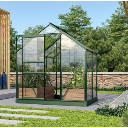 VITAVIA szklarnia ogrodowa VENUS 2500, zielona - (2,5 m2; 1,93 x 1,31 m) + baza