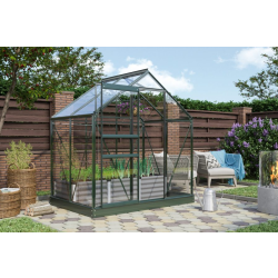 VITAVIA szklarnia ogrodowa VENUS 2500, zielona - (2,5 m2; 1,93 x 1,31 m) + baza