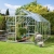VITAVIA szklarnia ogrodowa URANUS 11500 srebrna (11.5 m², 2.57 m x 4.45 m), Szkło Hartowane + baza